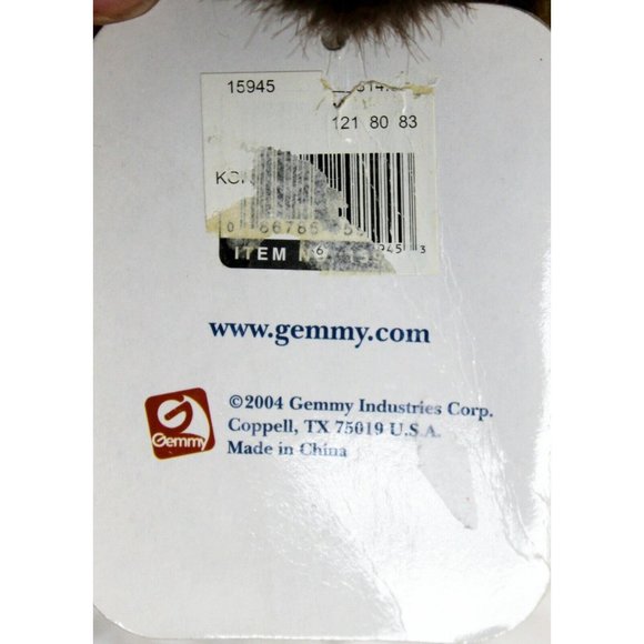 2004 Gemmy Animated Festive Fellas Brown Puppy Singing Christmas Santa Outfit - Picture 8 of 11